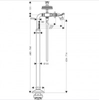 AXOR HANSGROHE MONTREUX BAÑO